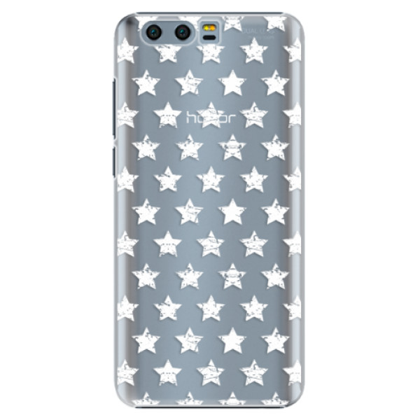 Plastové puzdro iSaprio - Stars Pattern - white - Huawei Honor 9