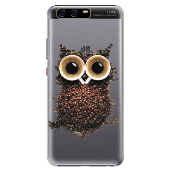 Plastové puzdro iSaprio - Owl And Coffee - Huawei P10 Plus