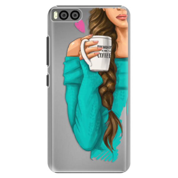 Plastové puzdro iSaprio - My Coffe and Brunette Girl - Xiaomi Mi6