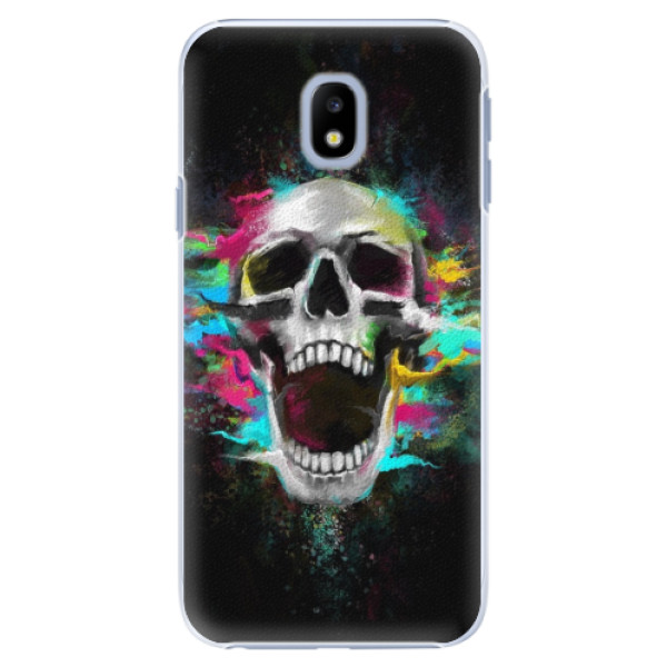 Plastové puzdro iSaprio - Skull in Colors - Samsung Galaxy J3 2017