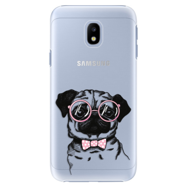 Plastové puzdro iSaprio - The Pug - Samsung Galaxy J3 2017