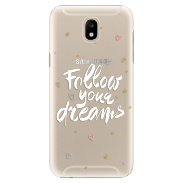 Plastové puzdro iSaprio - Follow Your Dreams - white - Samsung Galaxy J5 2017