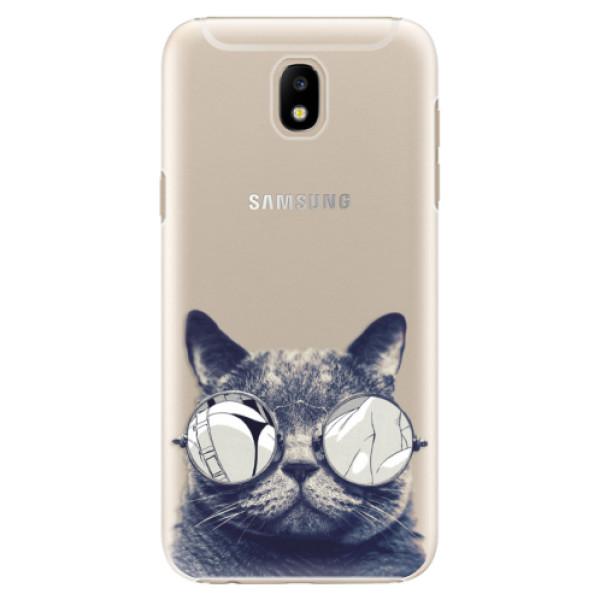 Plastové puzdro iSaprio - Crazy Cat 01 - Samsung Galaxy J5 2017