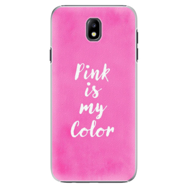 Plastové puzdro iSaprio - Pink is my color - Samsung Galaxy J7 2017