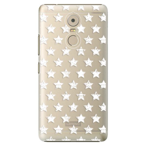 Plastové puzdro iSaprio - Stars Pattern - white - Lenovo K6 Note