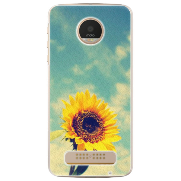 Plastové puzdro iSaprio - Sunflower 01 - Lenovo Moto Z Play