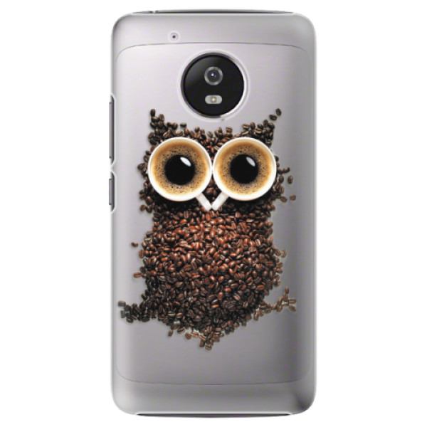 Plastové puzdro iSaprio - Owl And Coffee - Lenovo Moto G5
