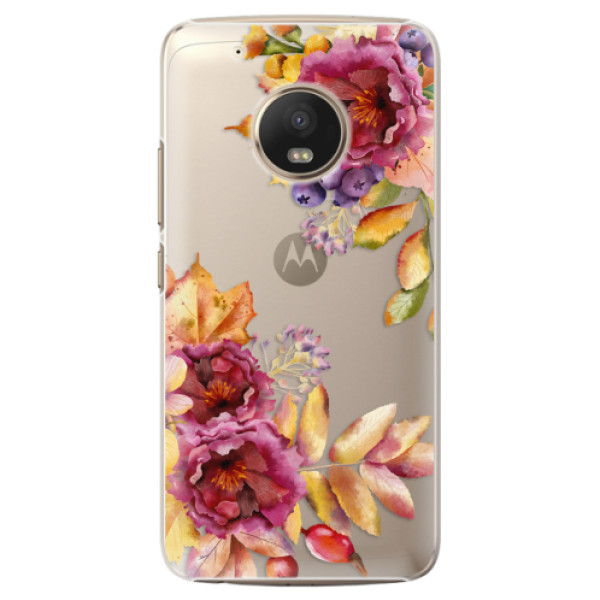 Plastové puzdro iSaprio - Fall Flowers - Lenovo Moto G5 Plus