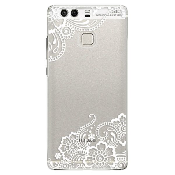 Plastové puzdro iSaprio - White Lace 02 - Huawei P9