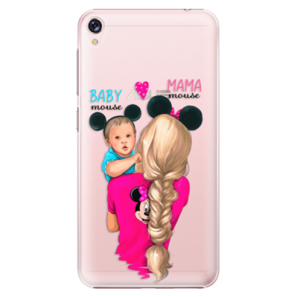 Plastové puzdro iSaprio - Mama Mouse Blonde and Boy - Asus ZenFone Live ZB501KL
