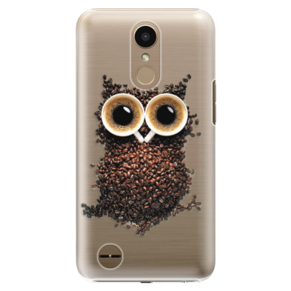 Plastové puzdro iSaprio - Owl And Coffee - LG K10 2017