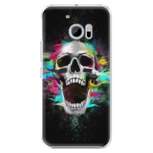 Plastové puzdro iSaprio - Skull in Colors - HTC 10