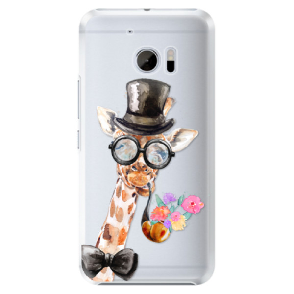 Plastové puzdro iSaprio - Sir Giraffe - HTC 10