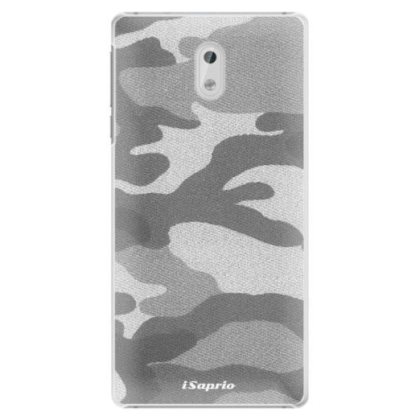 Plastové puzdro iSaprio - Gray Camuflage 02 - Nokia 3