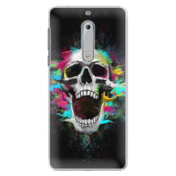 Plastové puzdro iSaprio - Skull in Colors - Nokia 5