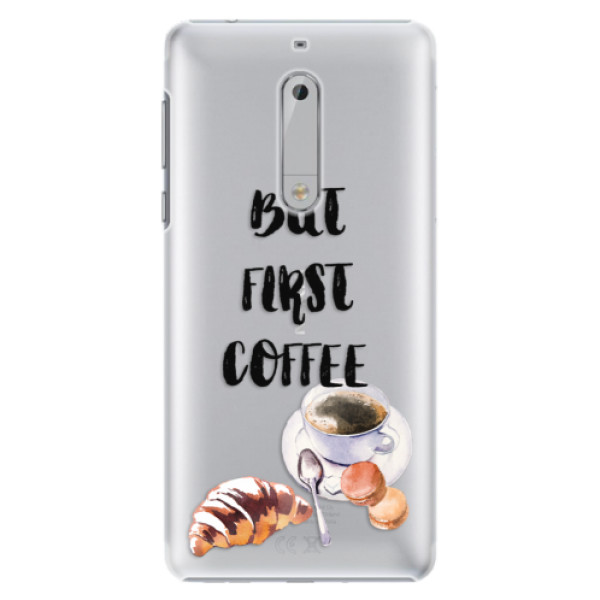 Plastové puzdro iSaprio - First Coffee - Nokia 5