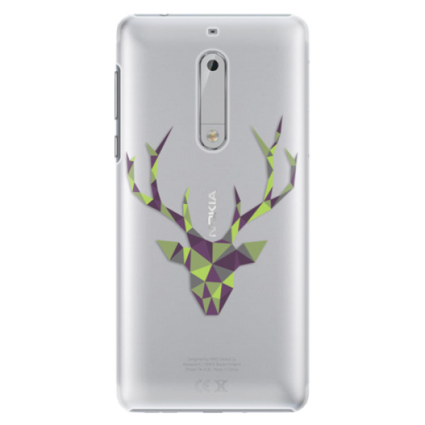 Plastové puzdro iSaprio - Deer Green - Nokia 5