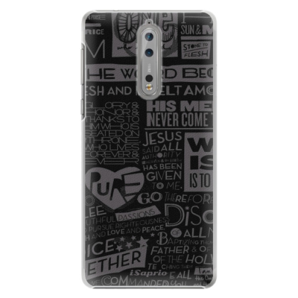 Plastové puzdro iSaprio - Text 01 - Nokia 8