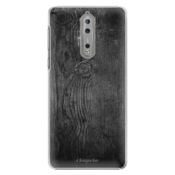 Plastové puzdro iSaprio - Black Wood 13 - Nokia 8