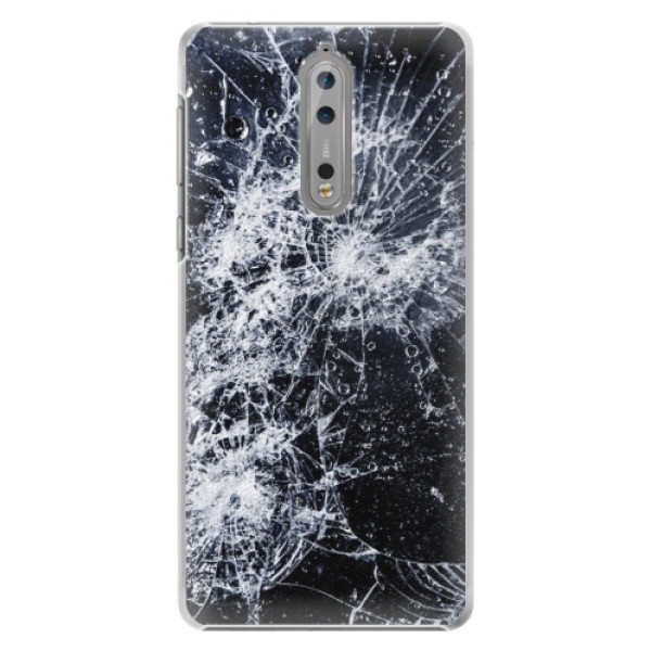 Plastové puzdro iSaprio - Cracked - Nokia 8