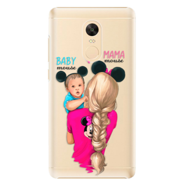 Plastové puzdro iSaprio - Mama Mouse Blonde and Boy - Xiaomi Redmi Note 4X