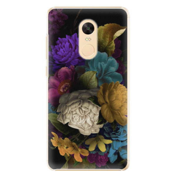 Plastové puzdro iSaprio - Dark Flowers - Xiaomi Redmi Note 4X