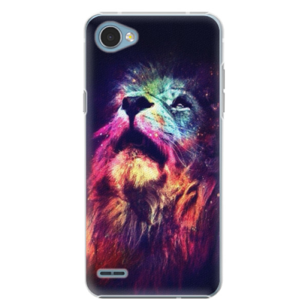 Plastové puzdro iSaprio - Lion in Colors - LG Q6