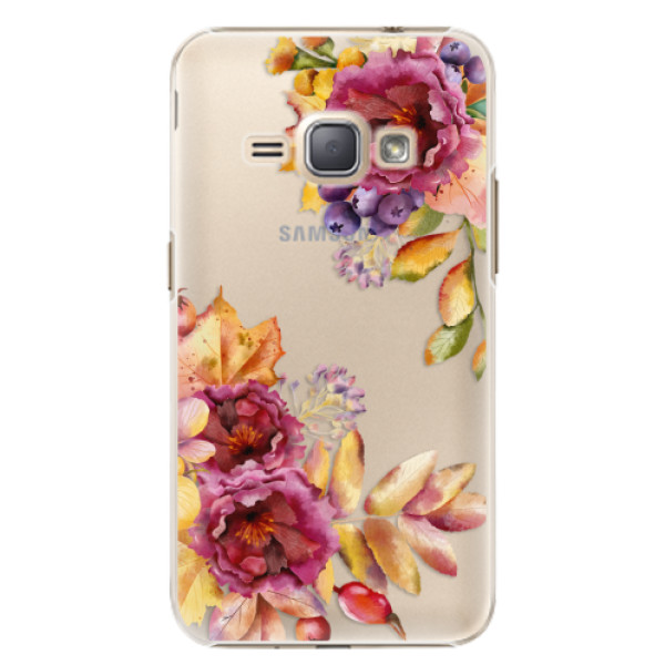 Plastové puzdro iSaprio - Fall Flowers - Samsung Galaxy J1 2016