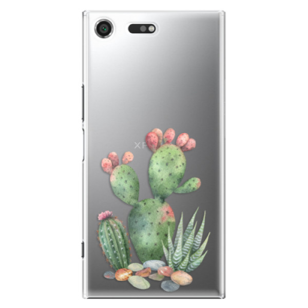 Plastové puzdro iSaprio - Cacti 01 - Sony Xperia XZ Premium