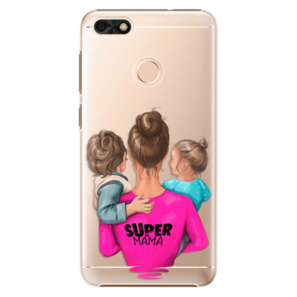 Plastové puzdro iSaprio - Super Mama - Boy and Girl - Huawei P9 Lite Mini