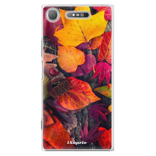 Plastové puzdro iSaprio - Autumn Leaves 03 - Sony Xperia XZ1