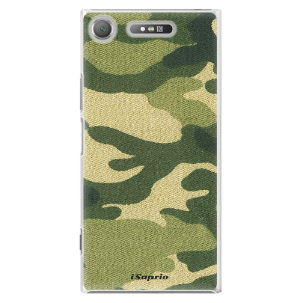 Plastové puzdro iSaprio - Green Camuflage 01 - Sony Xperia XZ1