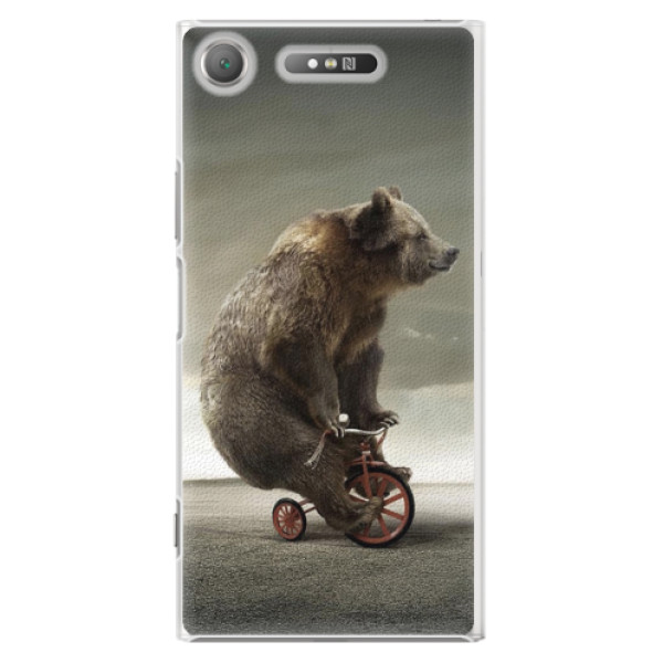 Plastové puzdro iSaprio - Bear 01 - Sony Xperia XZ1