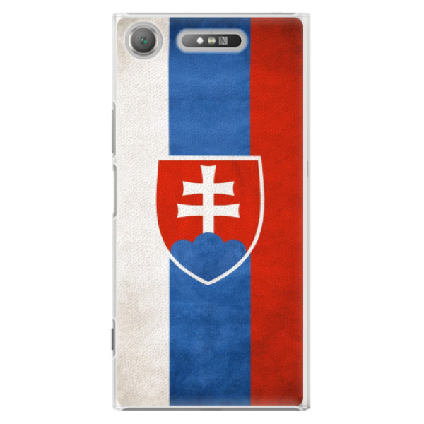 Plastové puzdro iSaprio - Slovakia Flag - Sony Xperia XZ1