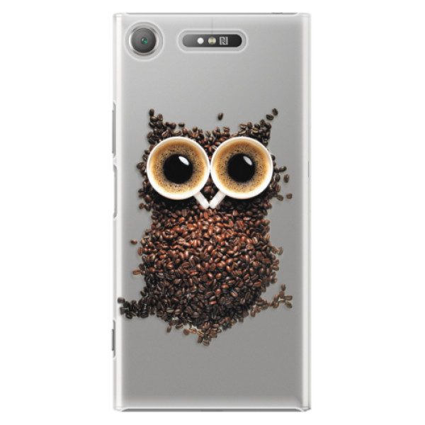 Plastové puzdro iSaprio - Owl And Coffee - Sony Xperia XZ1