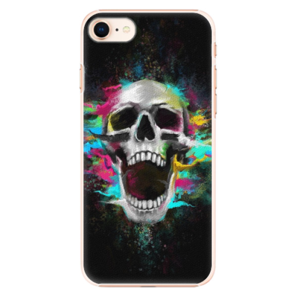 Plastové puzdro iSaprio - Skull in Colors - iPhone 8