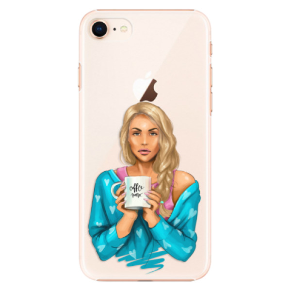 Plastové puzdro iSaprio - Coffe Now - Blond - iPhone 8