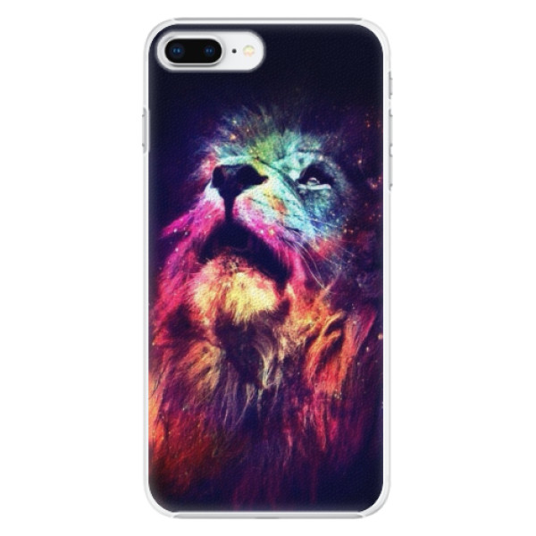 Plastové puzdro iSaprio - Lion in Colors - iPhone 8 Plus