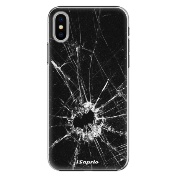 Plastové puzdro iSaprio - Broken Glass 10 - iPhone X