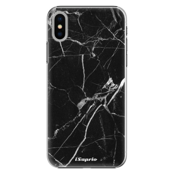 Plastové puzdro iSaprio - Black Marble 18 - iPhone X