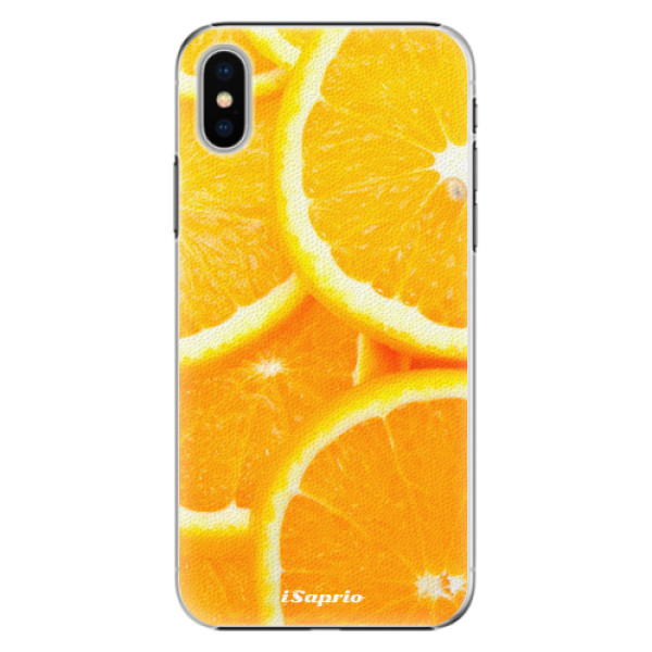 Plastové puzdro iSaprio - Orange 10 - iPhone X