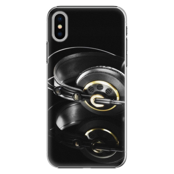 Plastové puzdro iSaprio - Headphones 02 - iPhone X