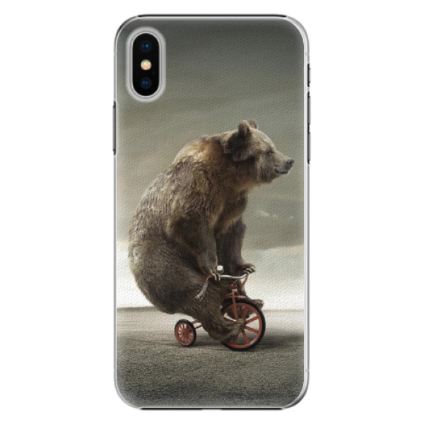 Plastové puzdro iSaprio - Bear 01 - iPhone X