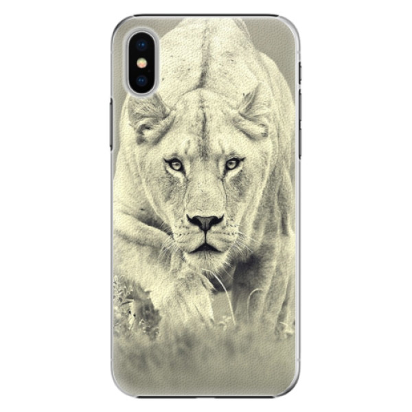 Plastové puzdro iSaprio - Lioness 01 - iPhone X