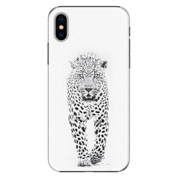 Plastové puzdro iSaprio - White Jaguar - iPhone X