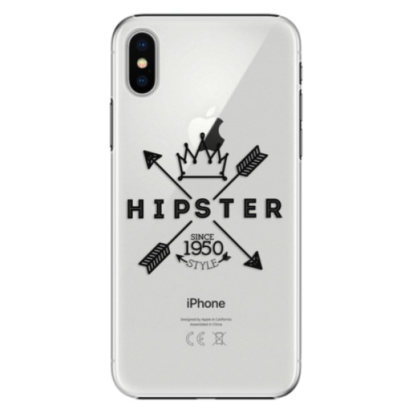 Plastové puzdro iSaprio - Hipster Style 02 - iPhone X