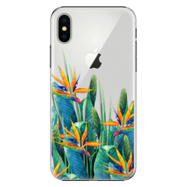 Plastové puzdro iSaprio - Exotic Flowers - iPhone X