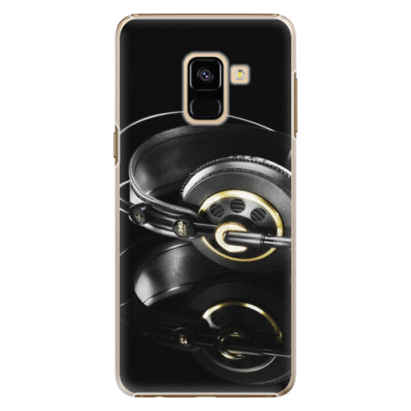 Plastové puzdro iSaprio - Headphones 02 - Samsung Galaxy A8 2018