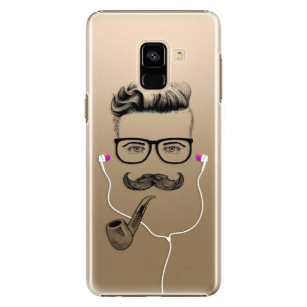 Plastové puzdro iSaprio - Man With Headphones 01 - Samsung Galaxy A8 2018