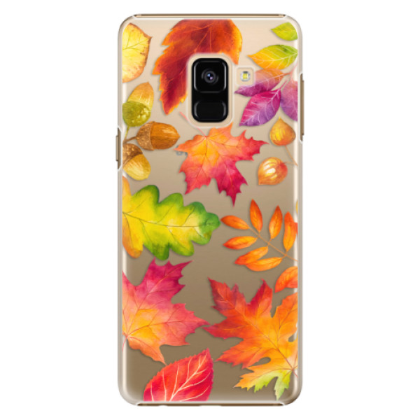 Plastové puzdro iSaprio - Autumn Leaves 01 - Samsung Galaxy A8 2018